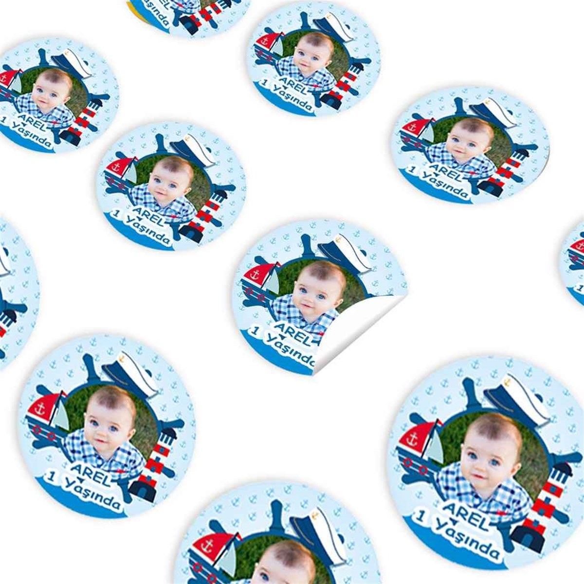 Dümen Konsept Sticker 30 Adet 