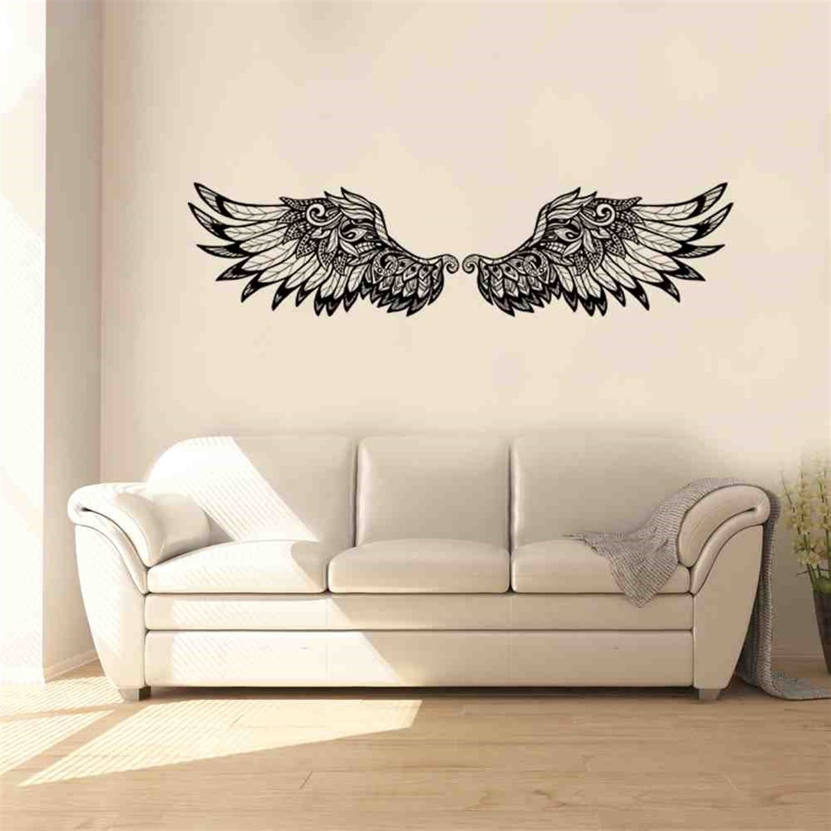 Duvar Süsleme Melek Kanatları Sticker 