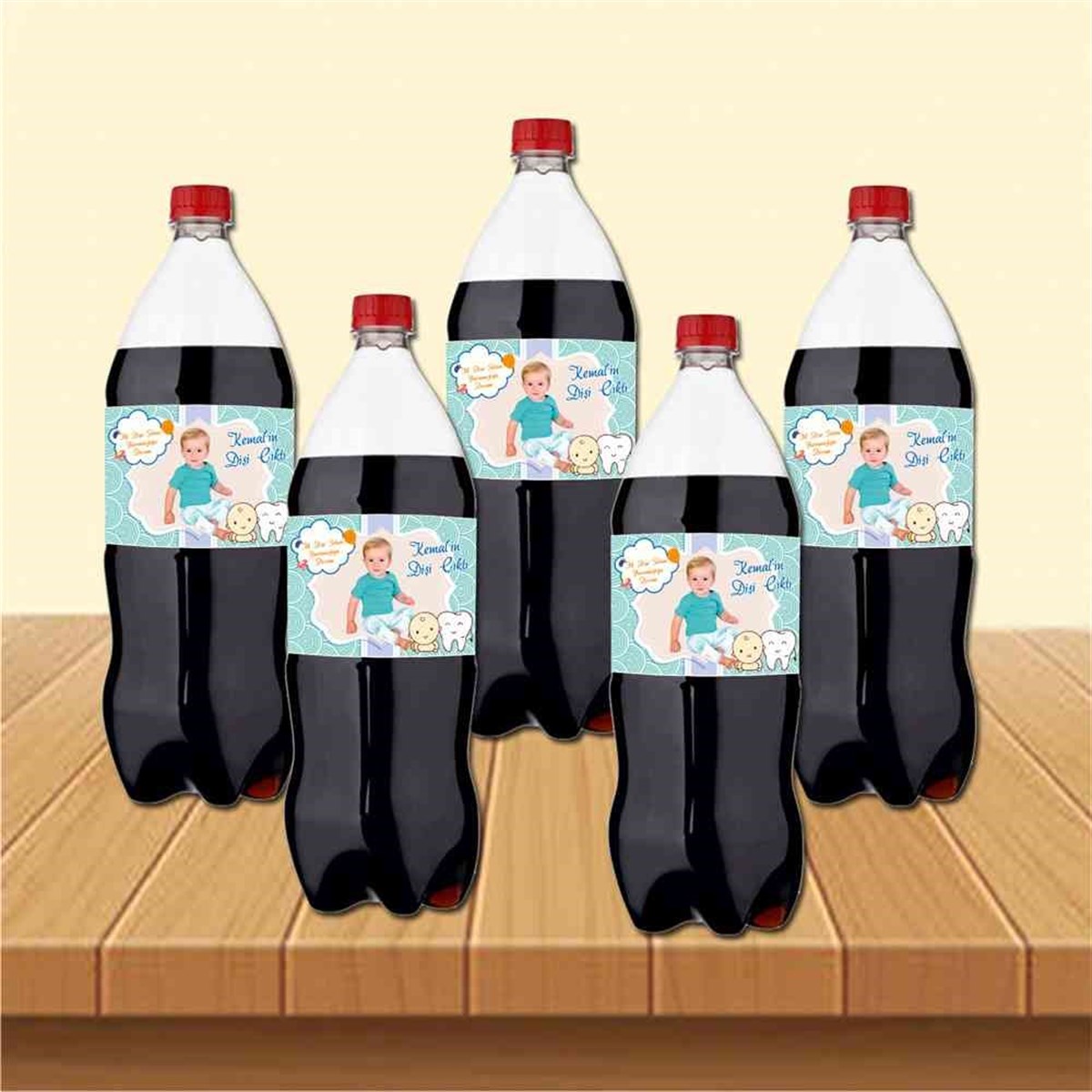 Duvar ve Diş Perisi Temalı Parti Malzemeleri Cola Şisesi Bandı 