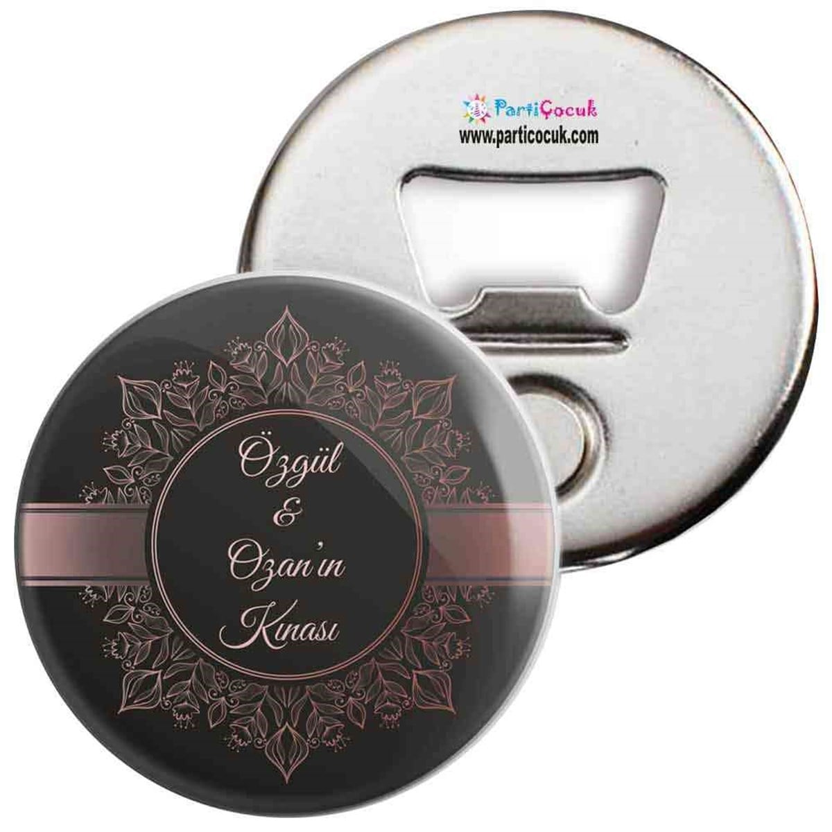 Ebru Desenli Açacak Magnet Buzdolabı  