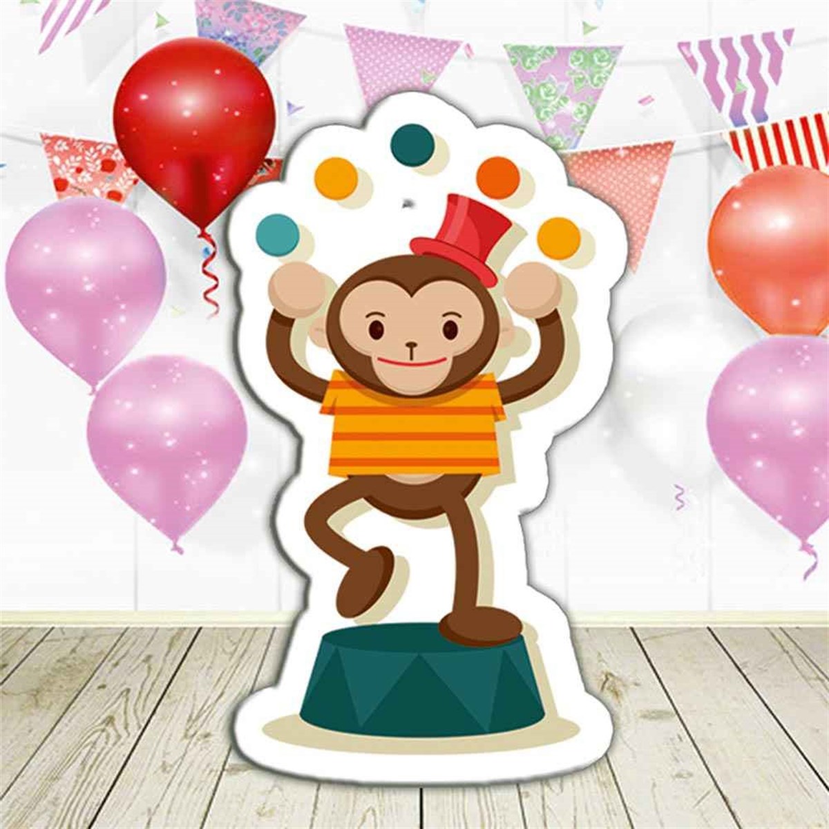 Eğlenceli Maymun Şekilli Pano 