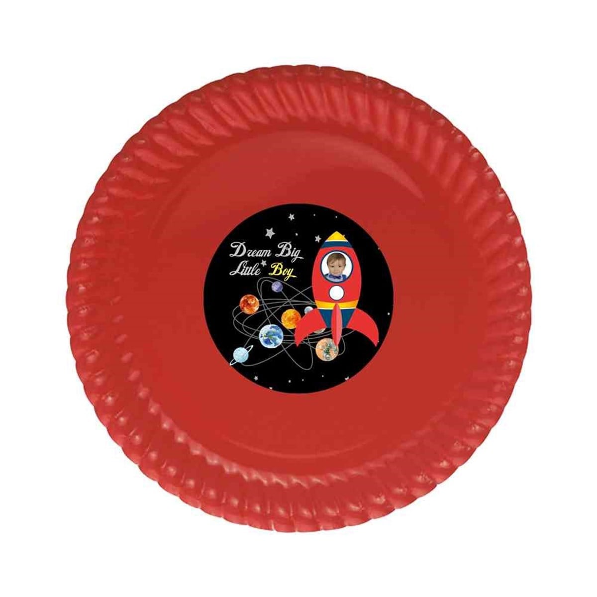 Erkek Çocuğu Etiketli Tabak 