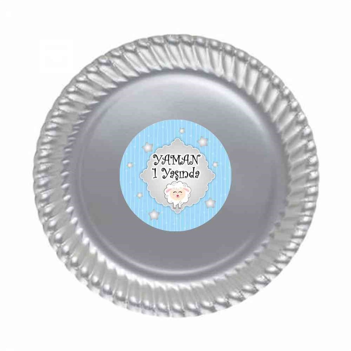 Erkek Çocuğu Etiketli Tabak 
