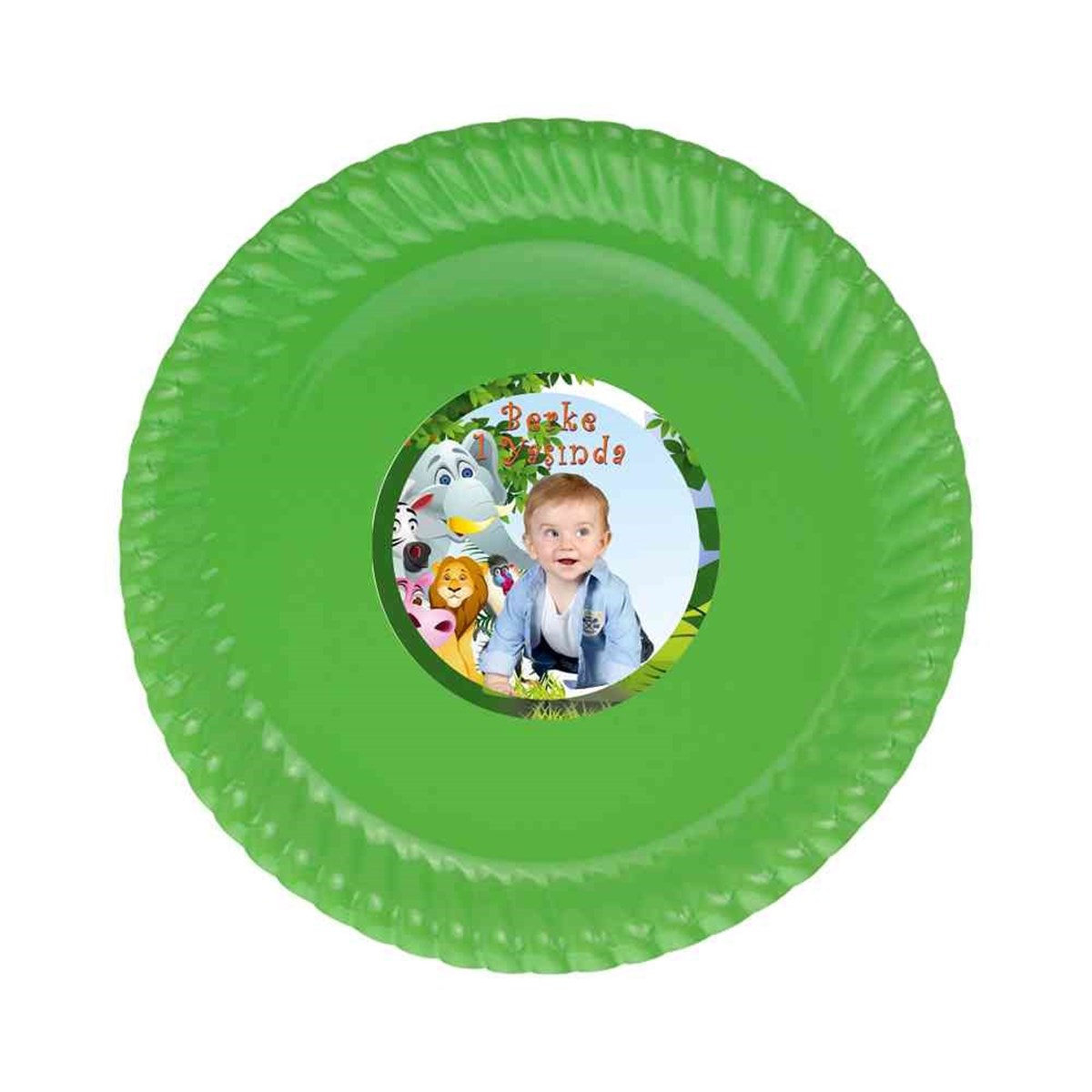 Erkek Çocuğu Etiketli Tabak 