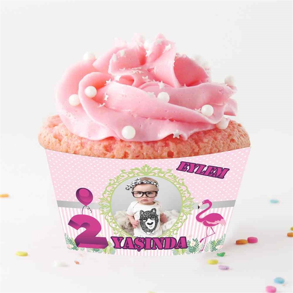 Filamingo Cupcake Sargısı  