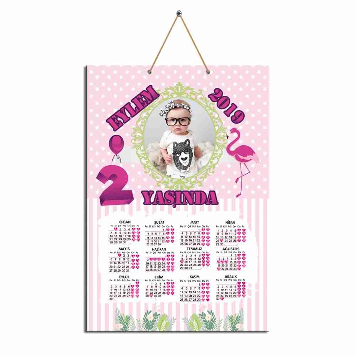 Filamingo Karton Takvim  