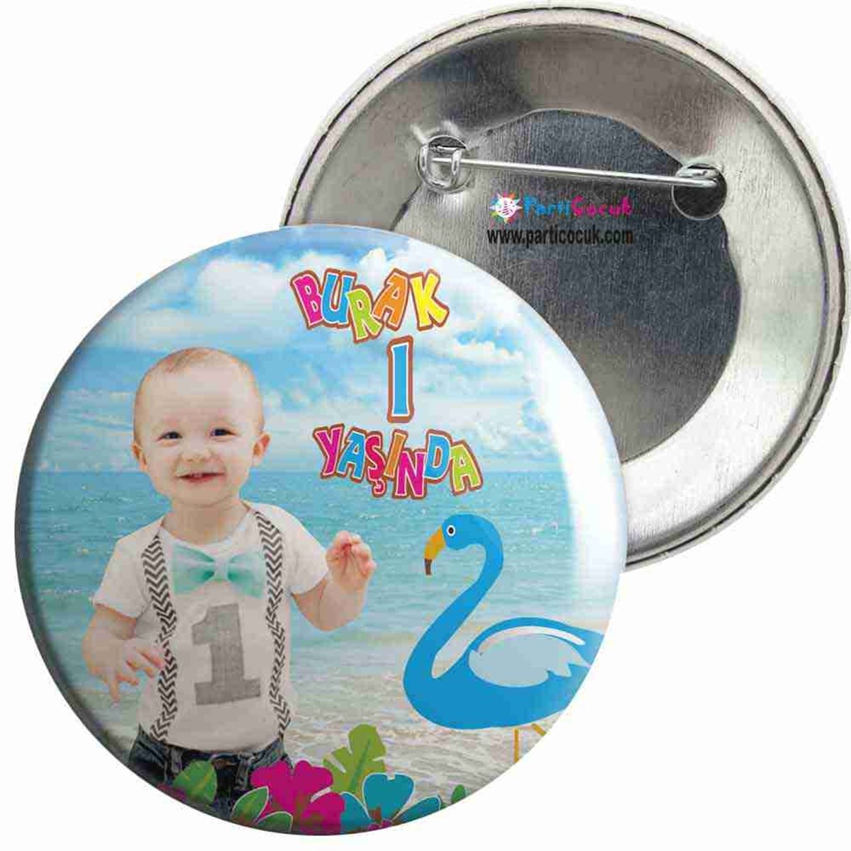 Filamingo Konsept İğneli Rozet  