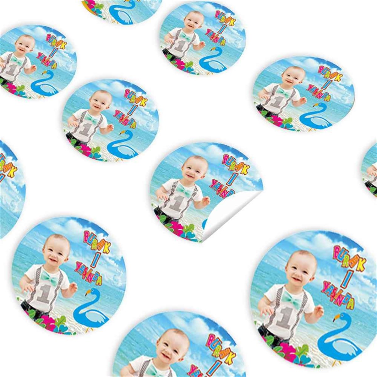 Filamingo Konsept Sticker 30 Adet 