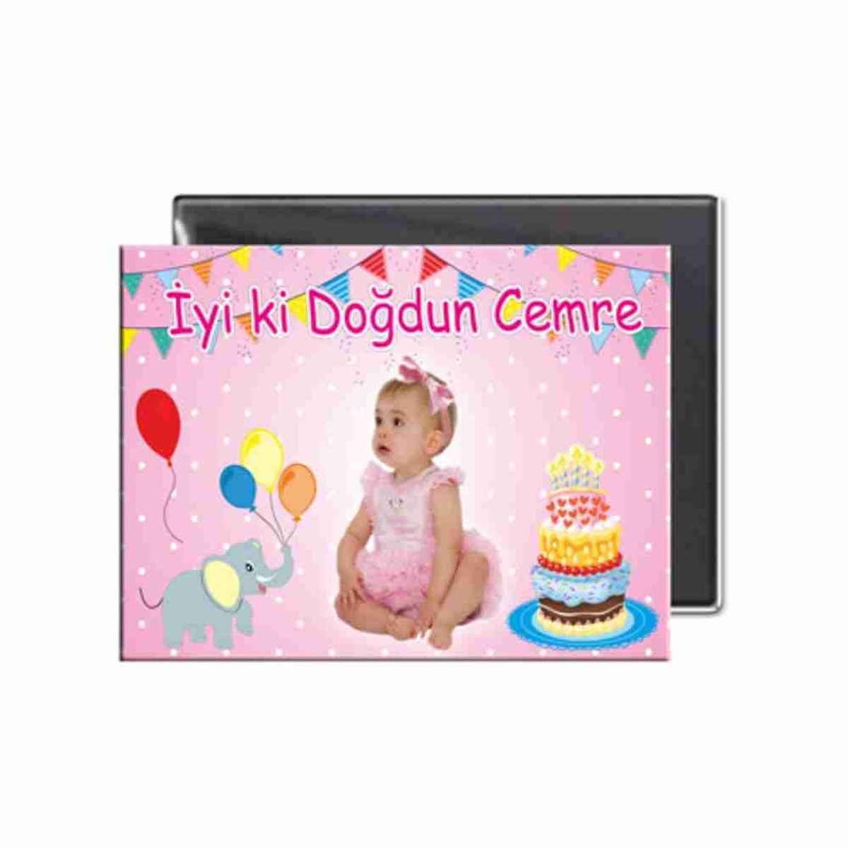 Filli Balonlu Buzdolabı Magneti   