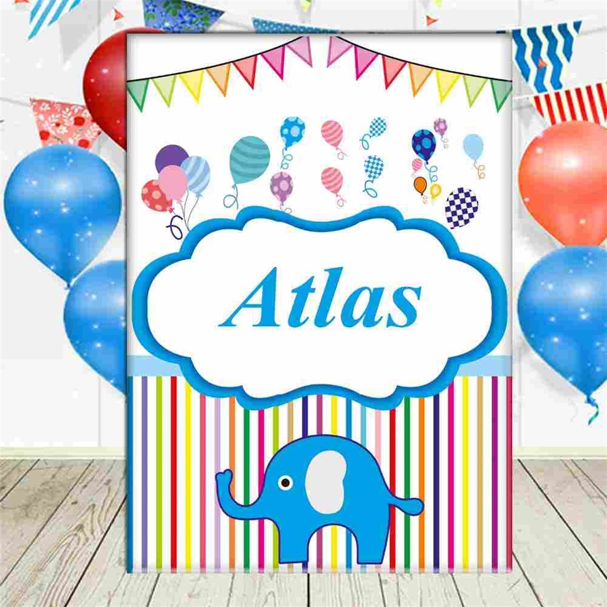 Filli Balonlu Konsept Ayaklı Pano 