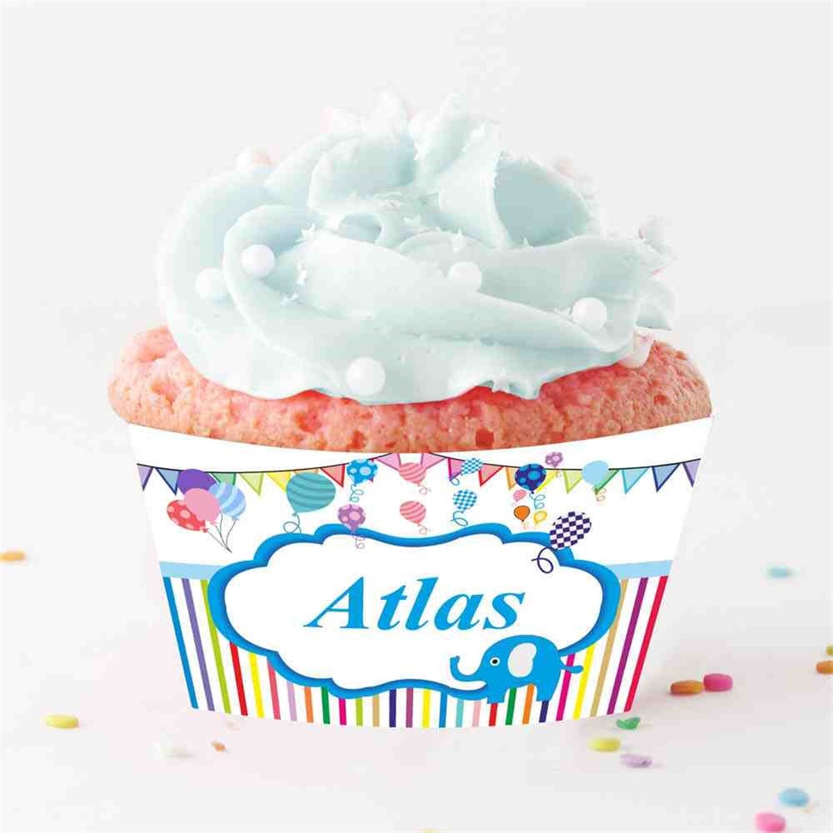 Filli Balonlu Temalı Cupcake Sargısı 