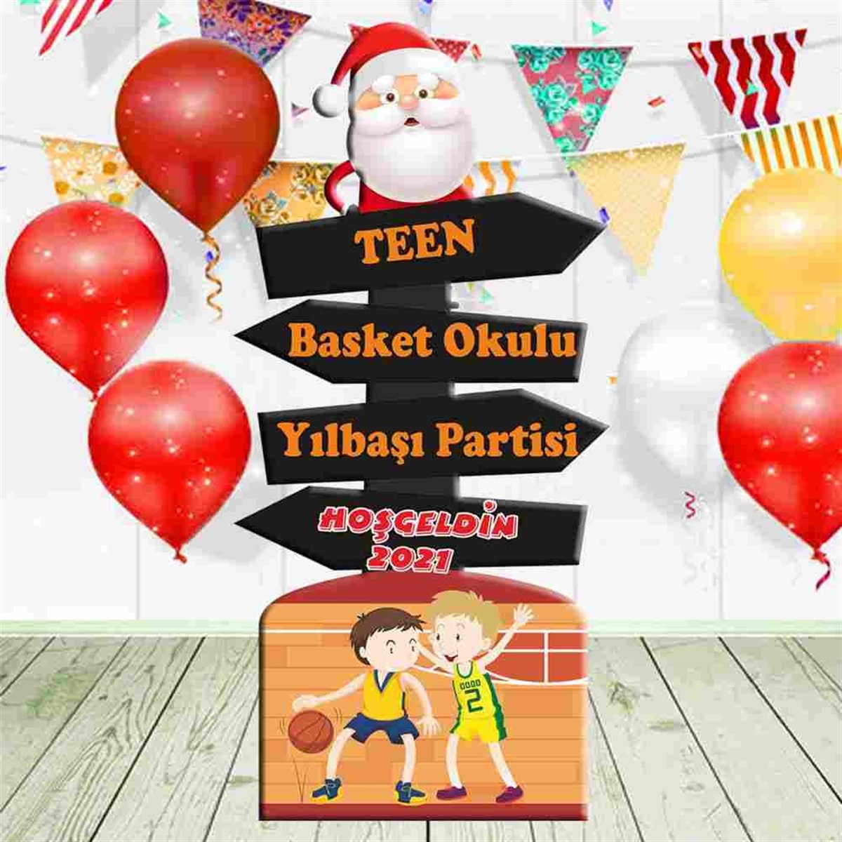 Firmaya Özel Yılbaşı  Hediyelik Organizasyon Pano 