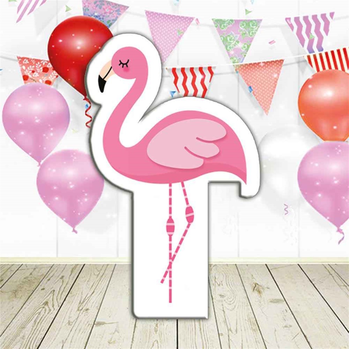 Flamingo Konsepti Parti Figürü 