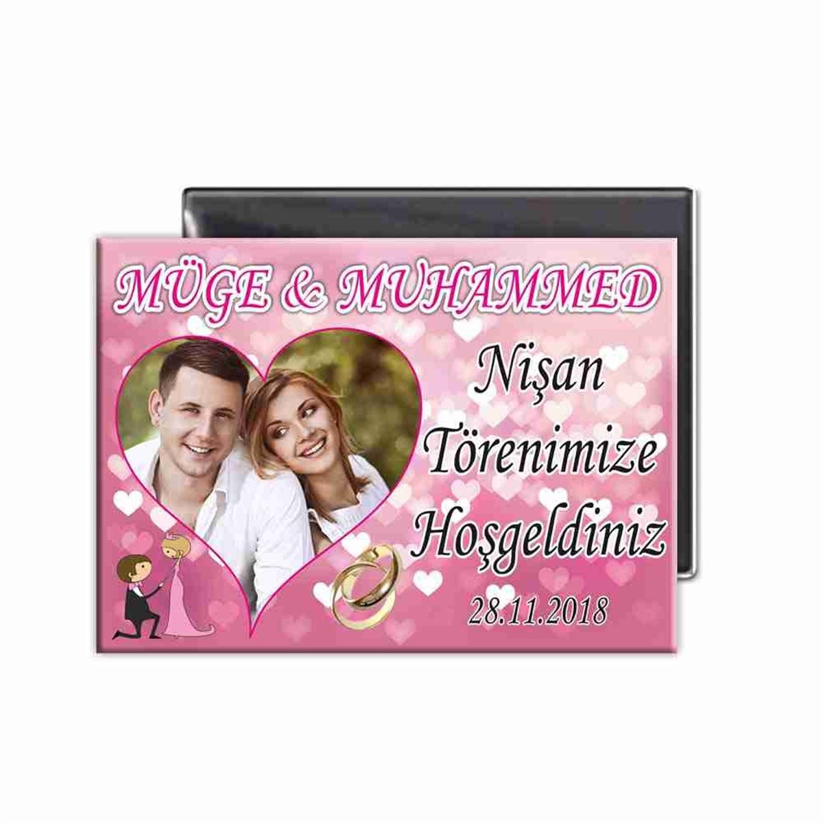 Fotomagnet Kişiye Özel Tasarım Magnet 