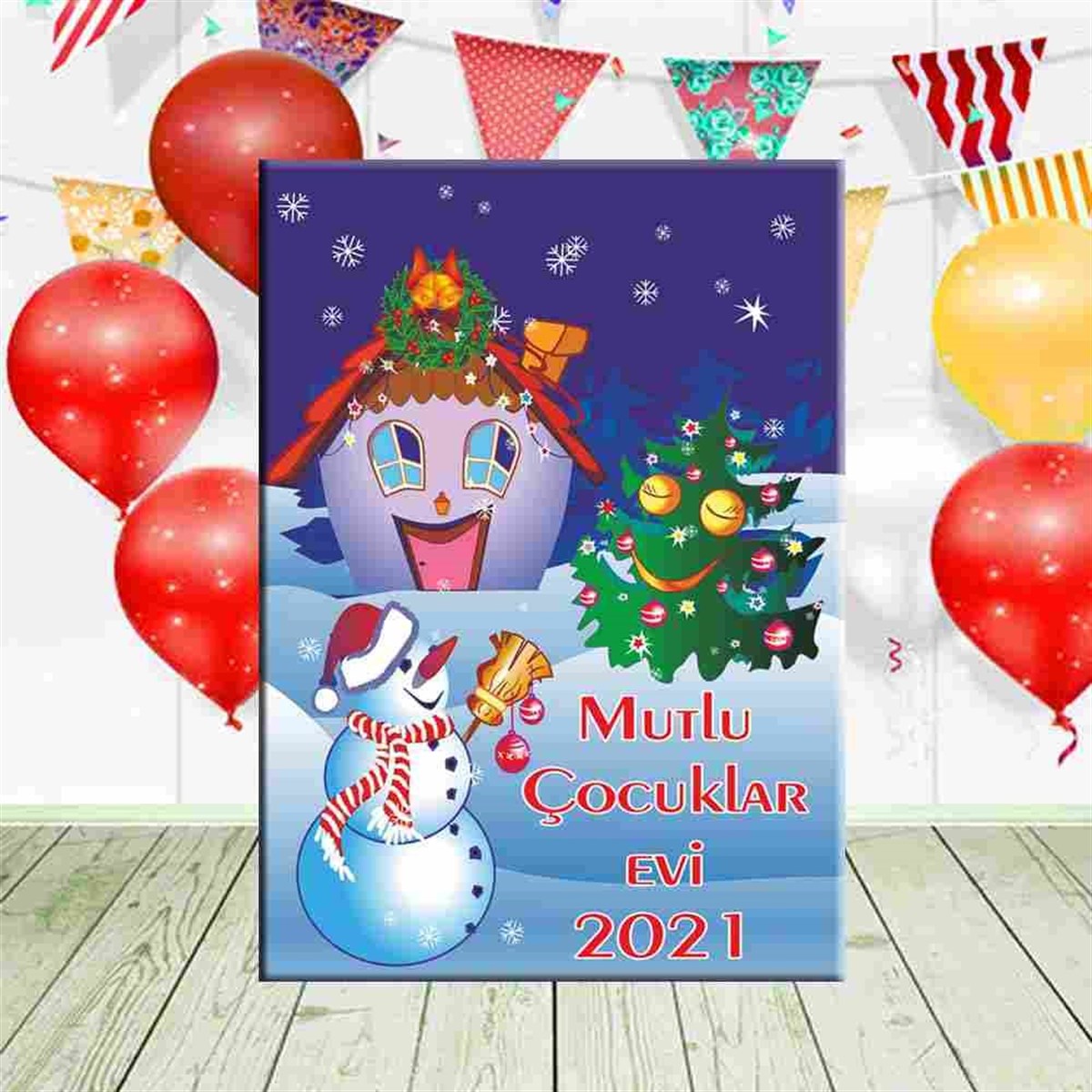 Gift Happy New Year Party Banner 