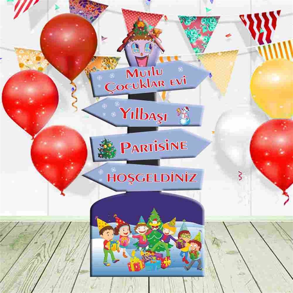 Gift Happy New Year Party Print 