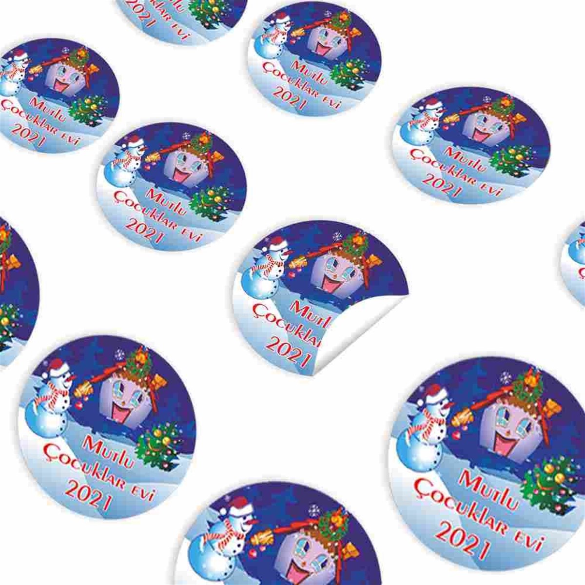 Gift Happy New Year Party  Sticker 30 Adet 