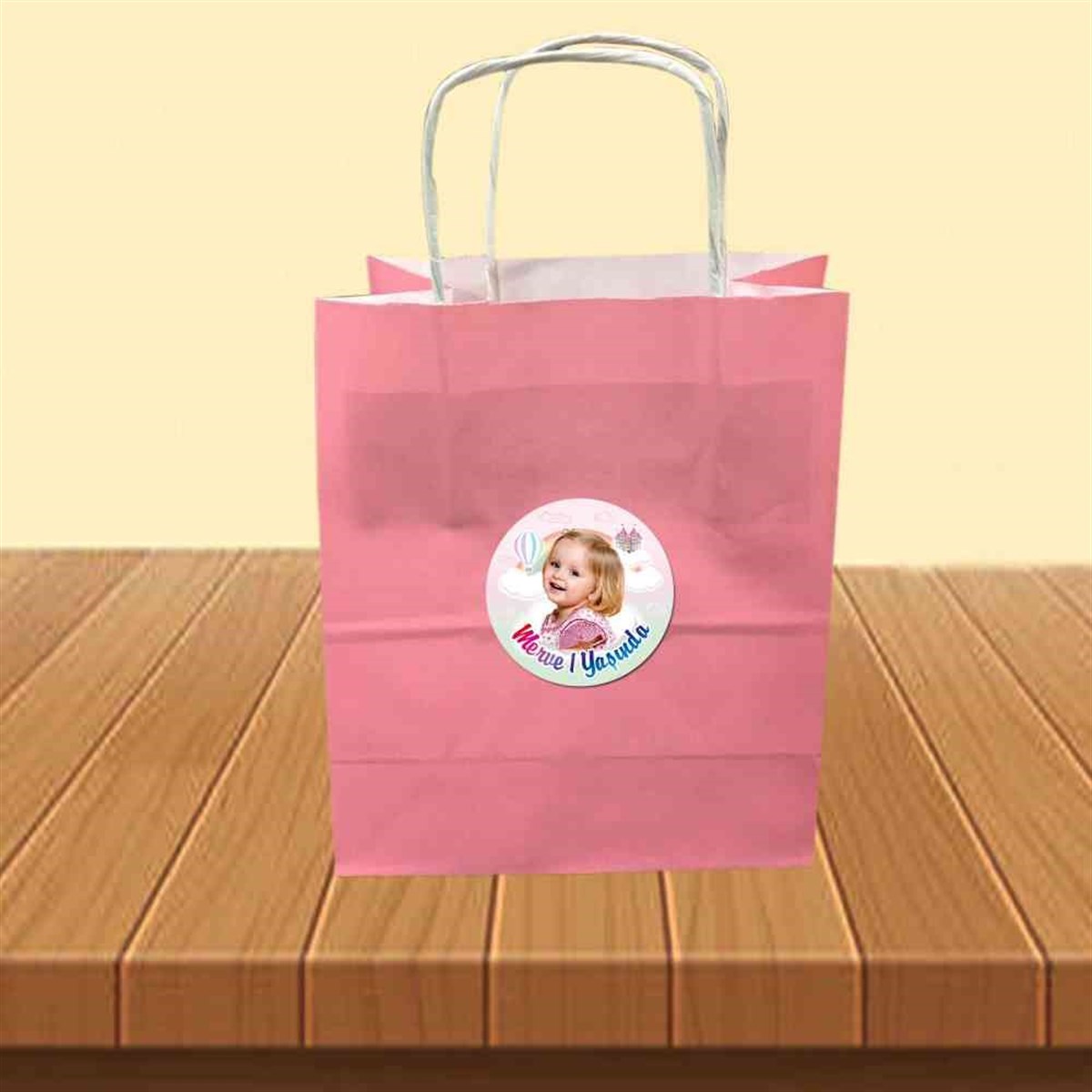 Gökkaşağı Karton Poşet ve Sticker 