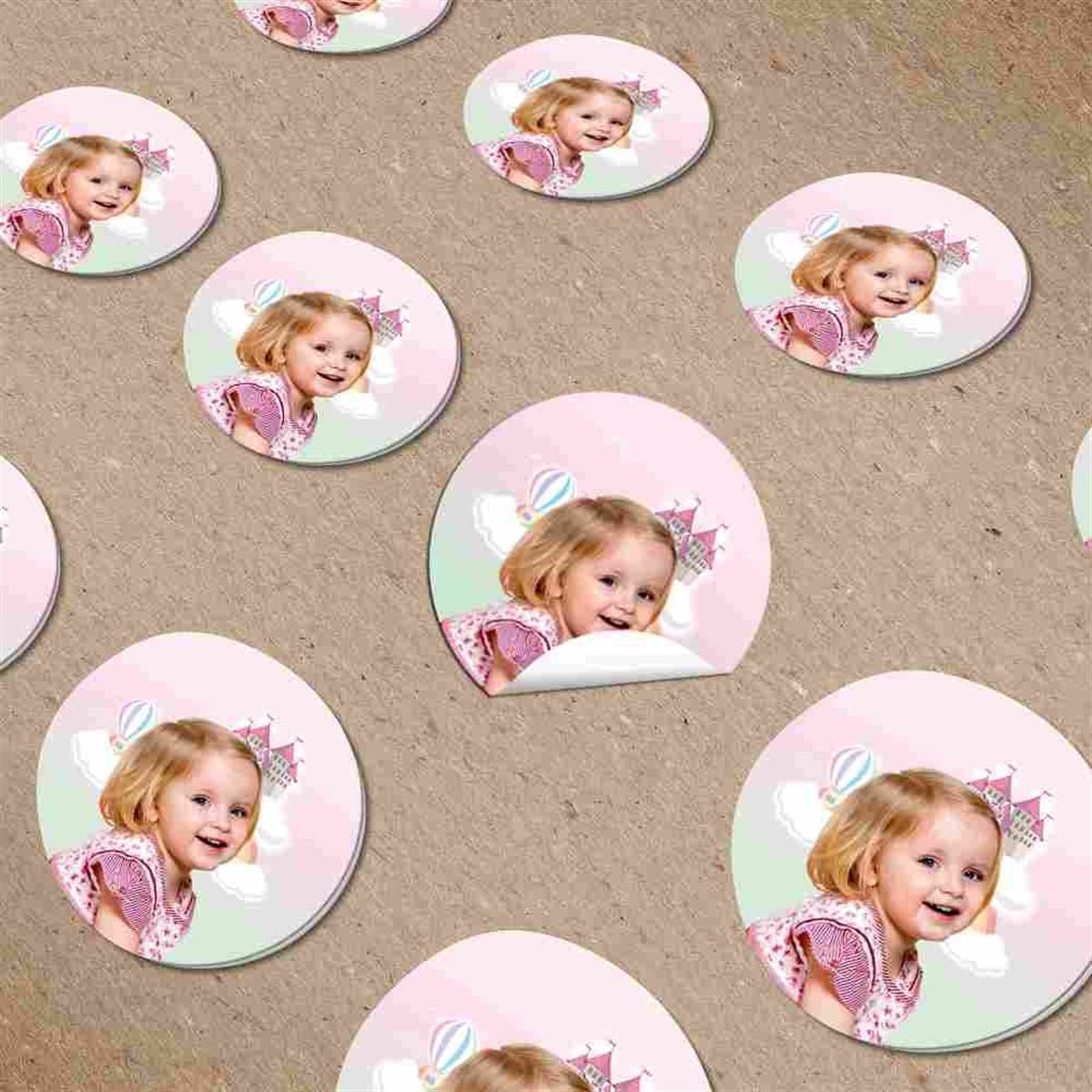 Gökkuşağı Kişiye Özel Sticker 30 Adet   