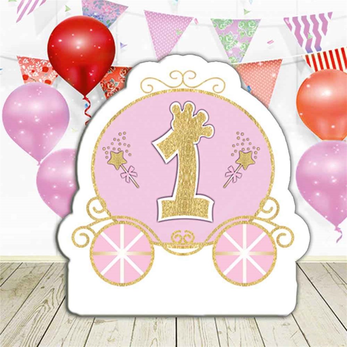 Gold Balkabağı Şekilli Figür Pano 