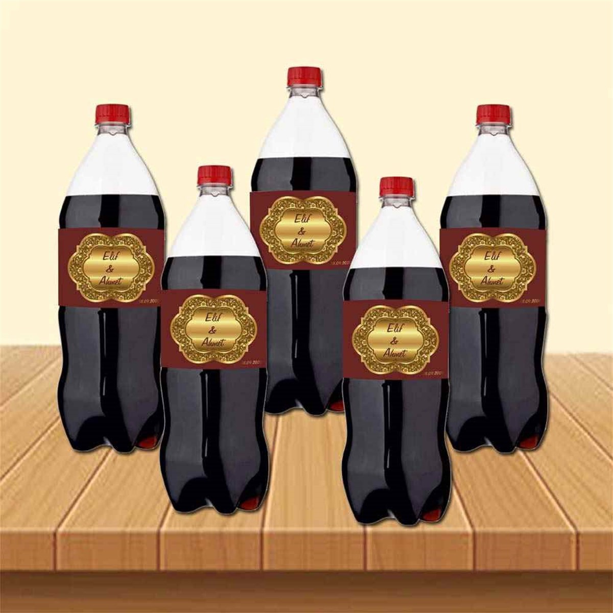 Gold & Bordo Nişana Özel Su Sargısı 