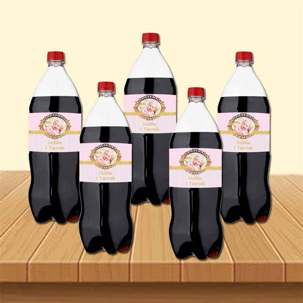 Gold Dikey Cola Şisesi Bandı  
