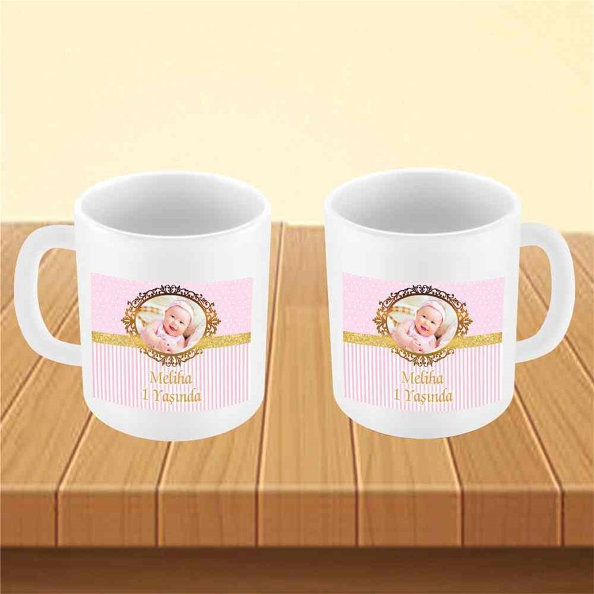 Gold Dikey Konsept Kupa Bardak Mug  
