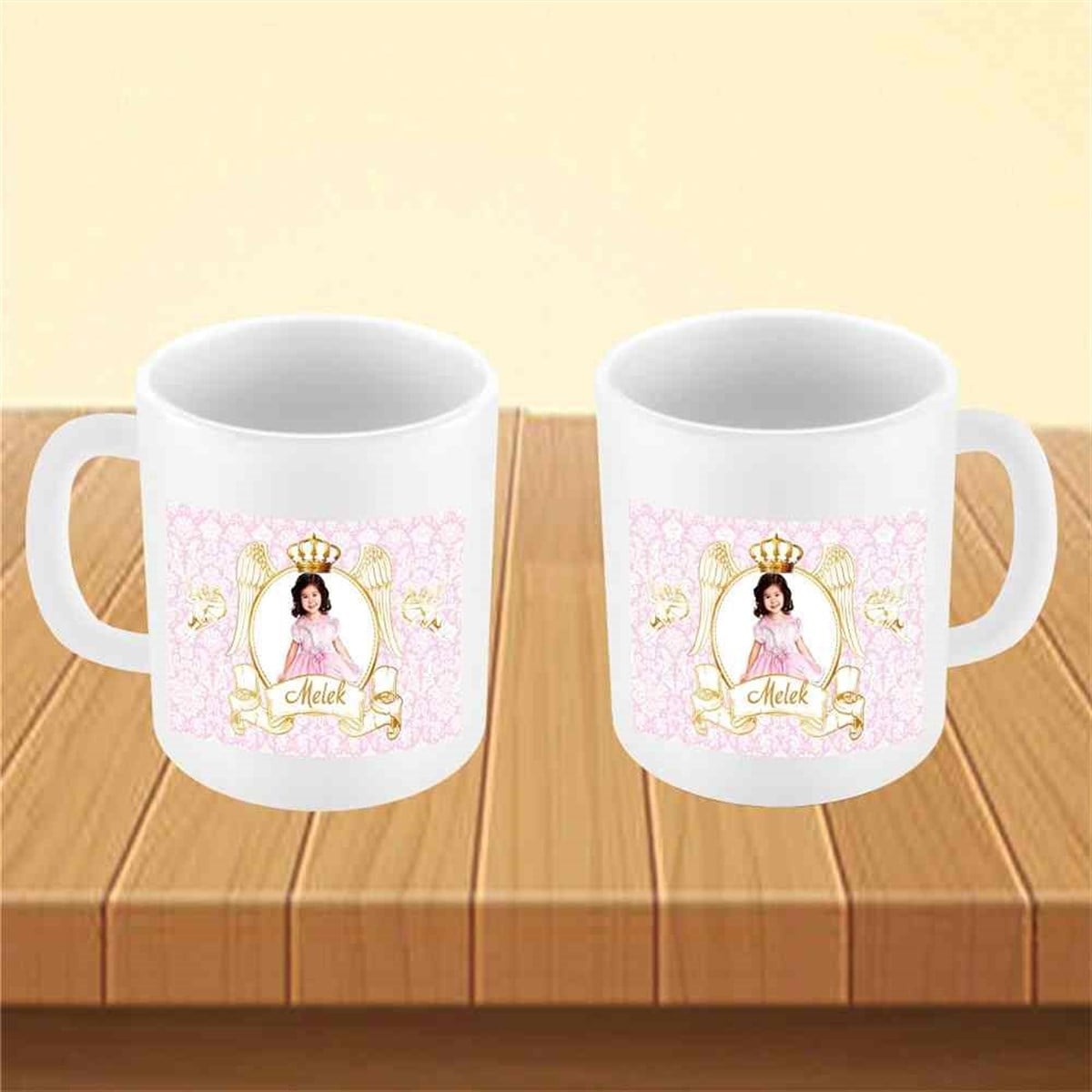 Gold Melek Konsept Kupa Bardak Mug  