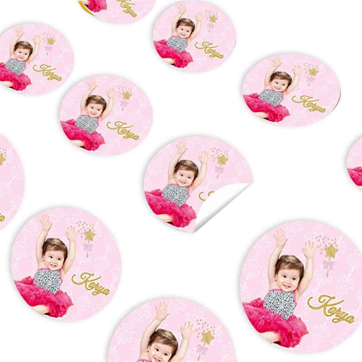 Gold Sihirli Deynek Konsept Sticker 30 Adet 