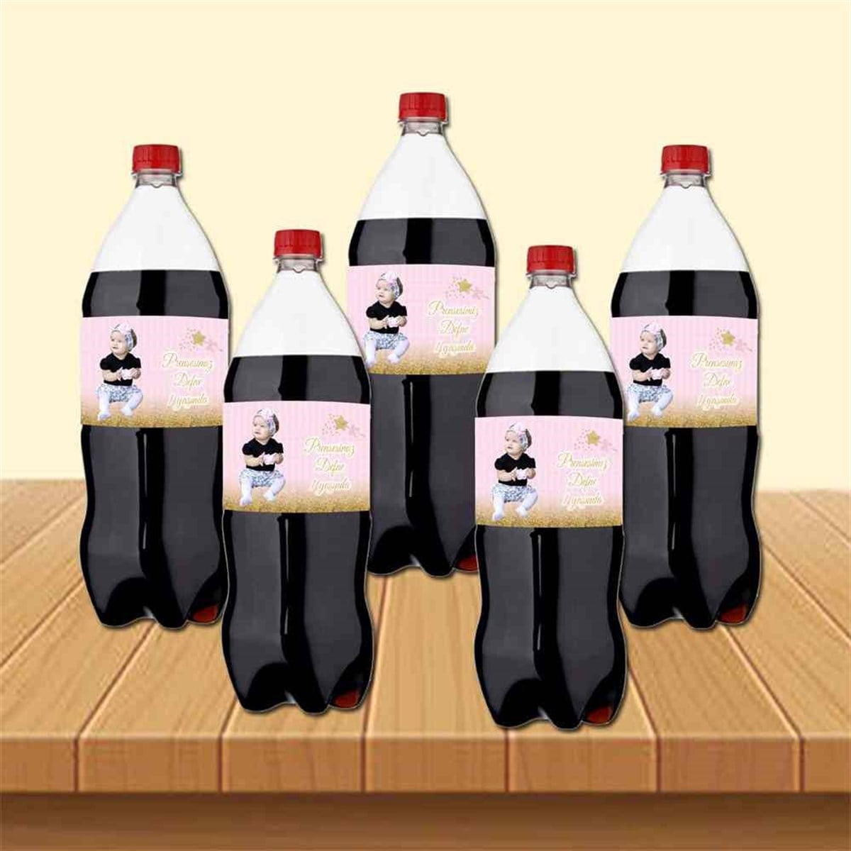 Gold Simli Cola Şisesi Bandı  