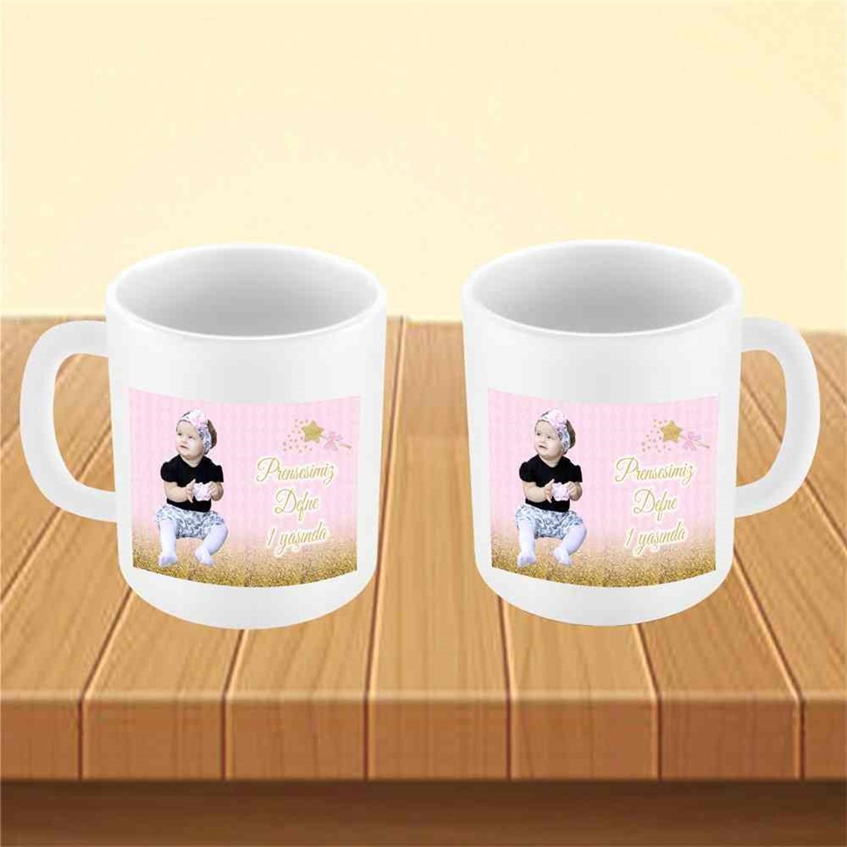 Gold Simli Konsept Kupa Bardak Mug  