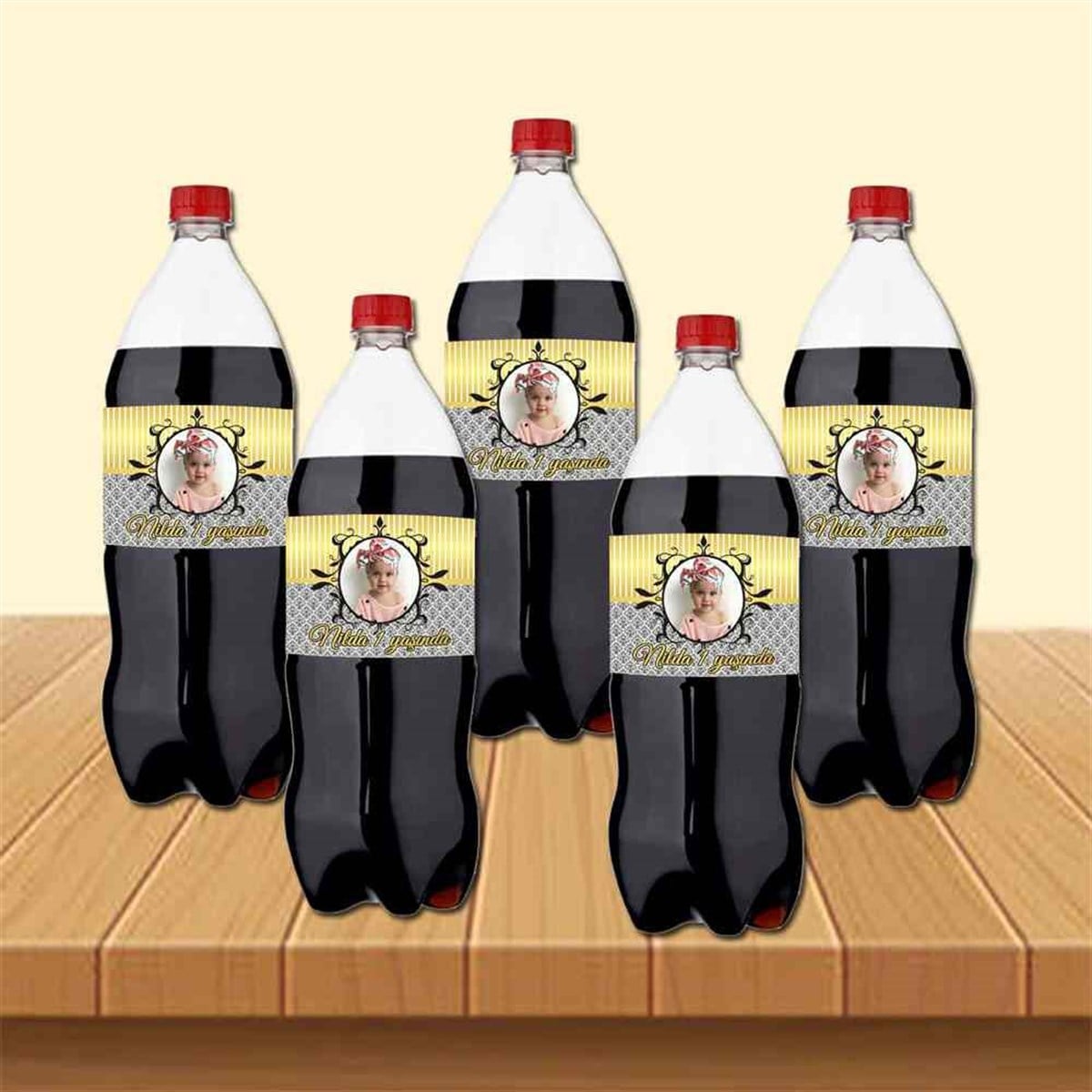 Gold Siyah Cola Şisesi Bandı  