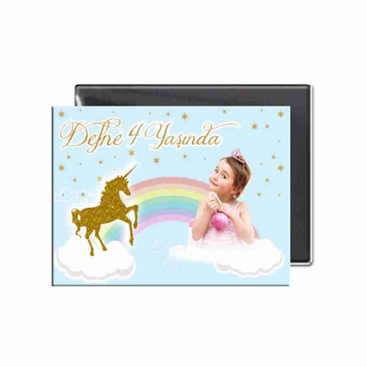 Gold Unicorn Buzdolabı Magneti 