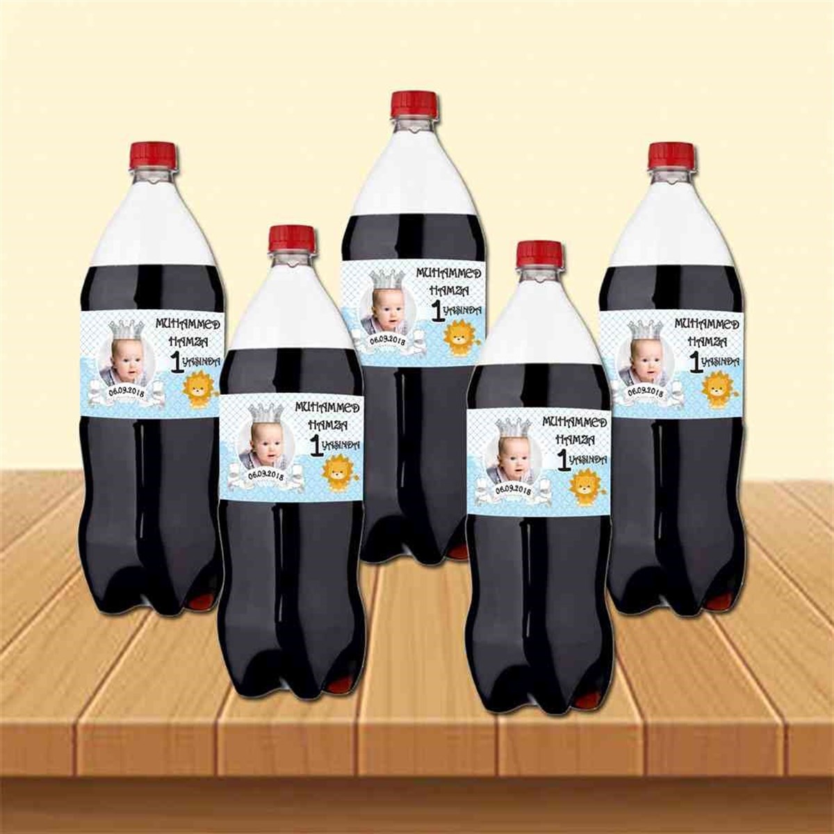 Gümüş Aslanlı Cola Şisesi Bandı    