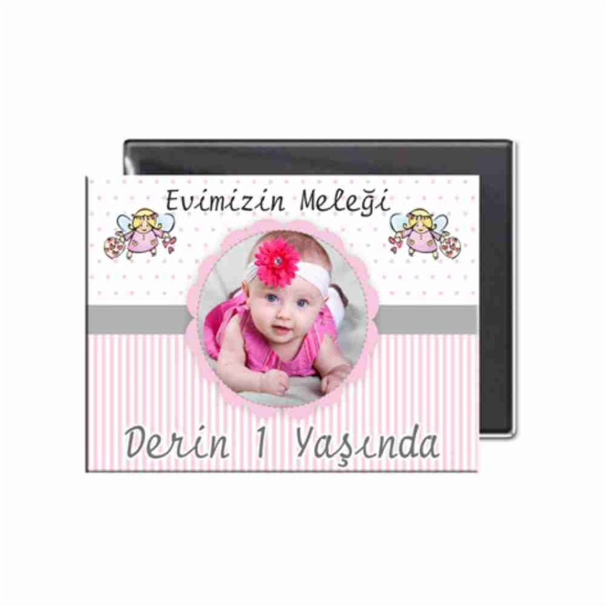 Gümüş Melek Buzdolabı Magneti 