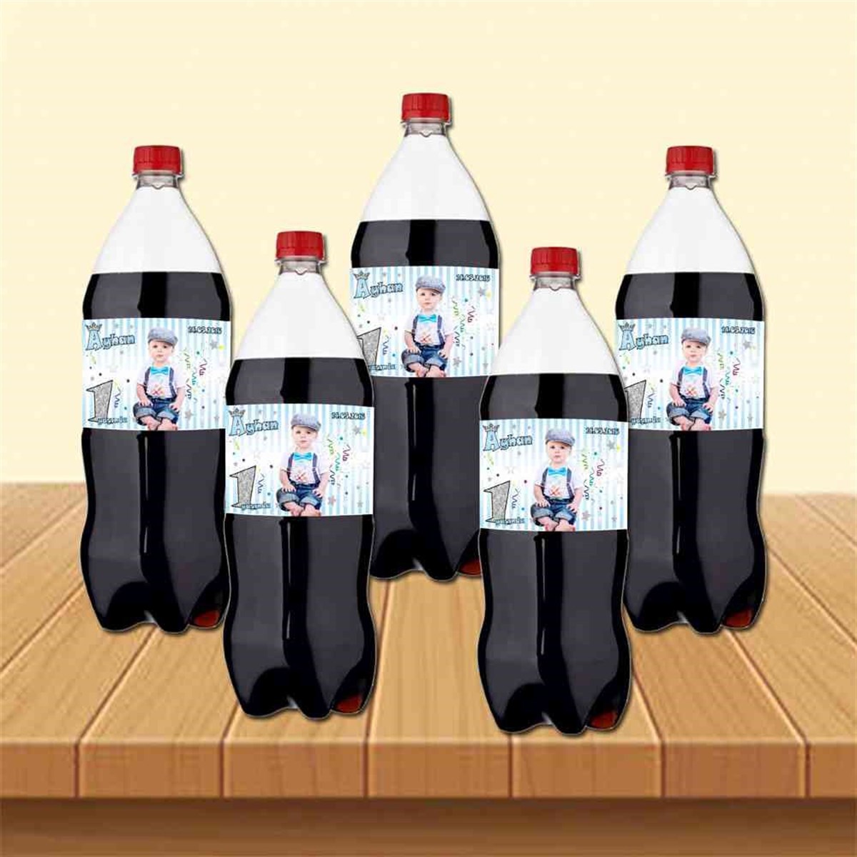 Gümüş Taçlı Temalı Cola Şisesi Bandı    
