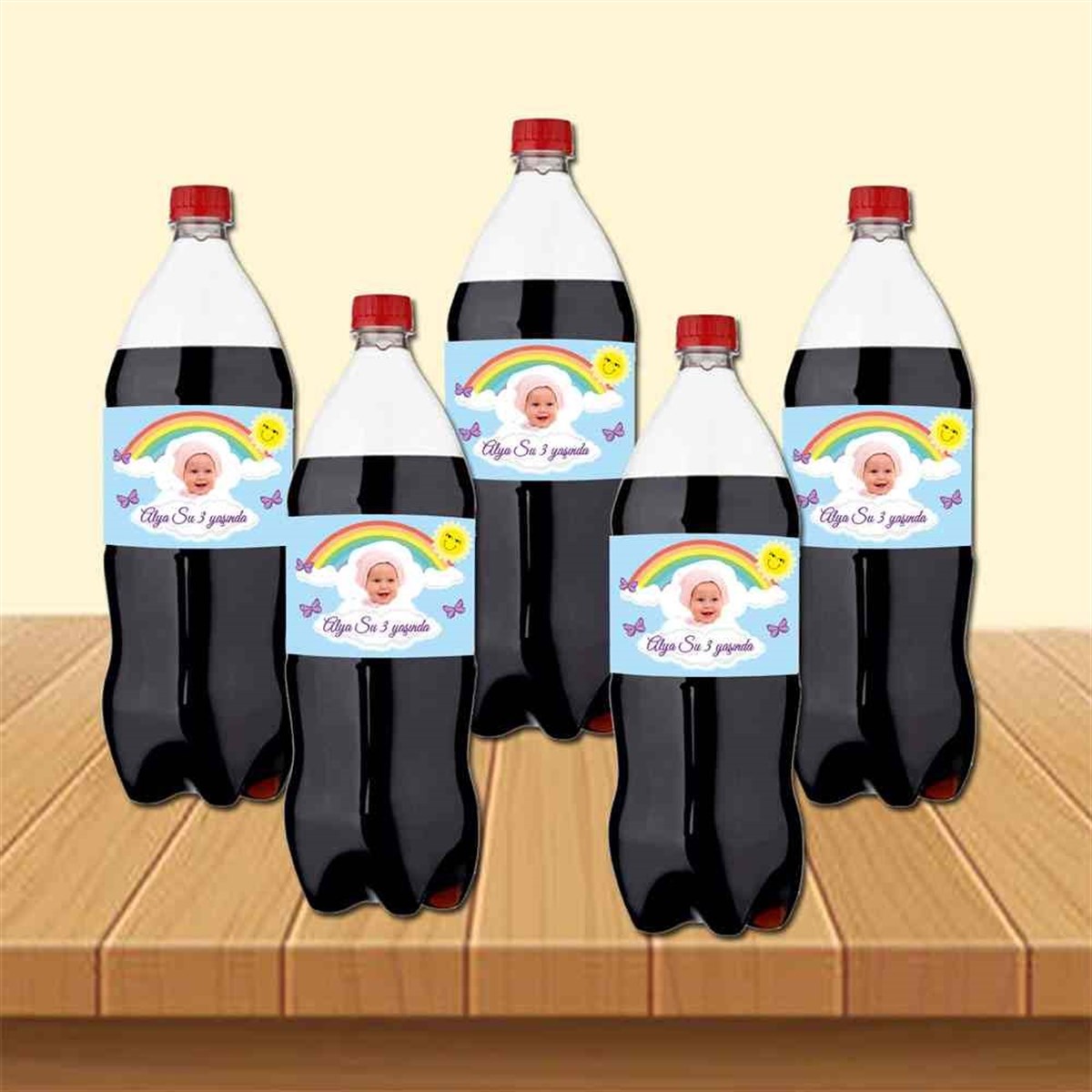 Güneş Gökkuşağı Cola Şisesi Bandı  