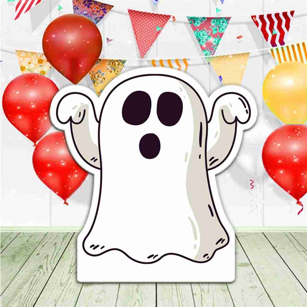 Halloween Hayalet Ayaklı Pano 