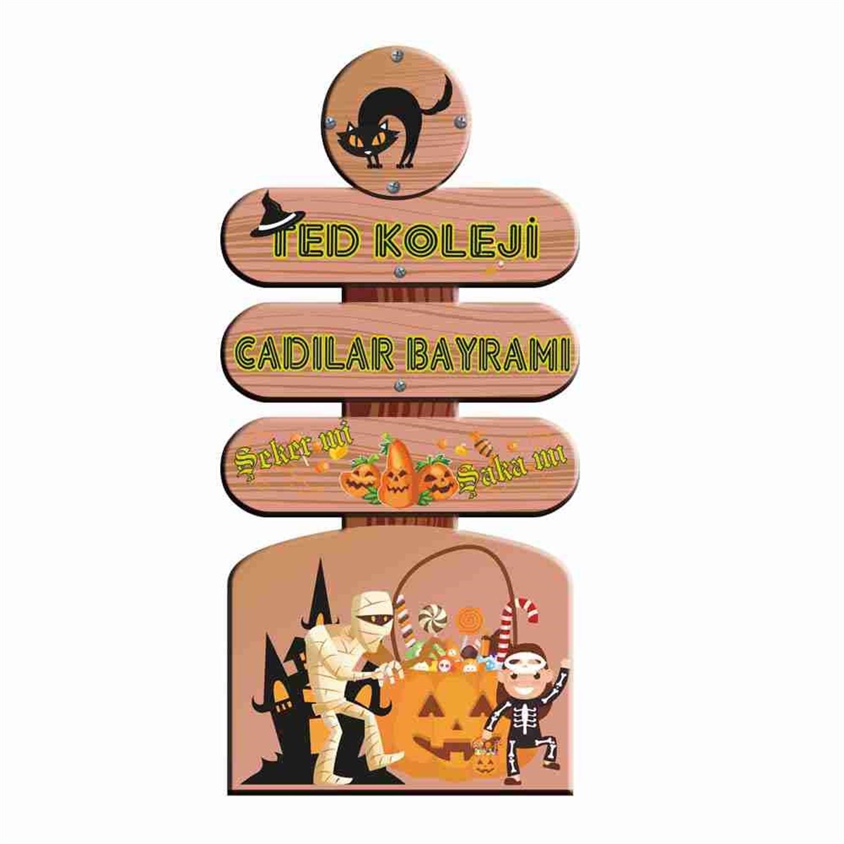 Halloween Parti Hoş geldin Pano 
