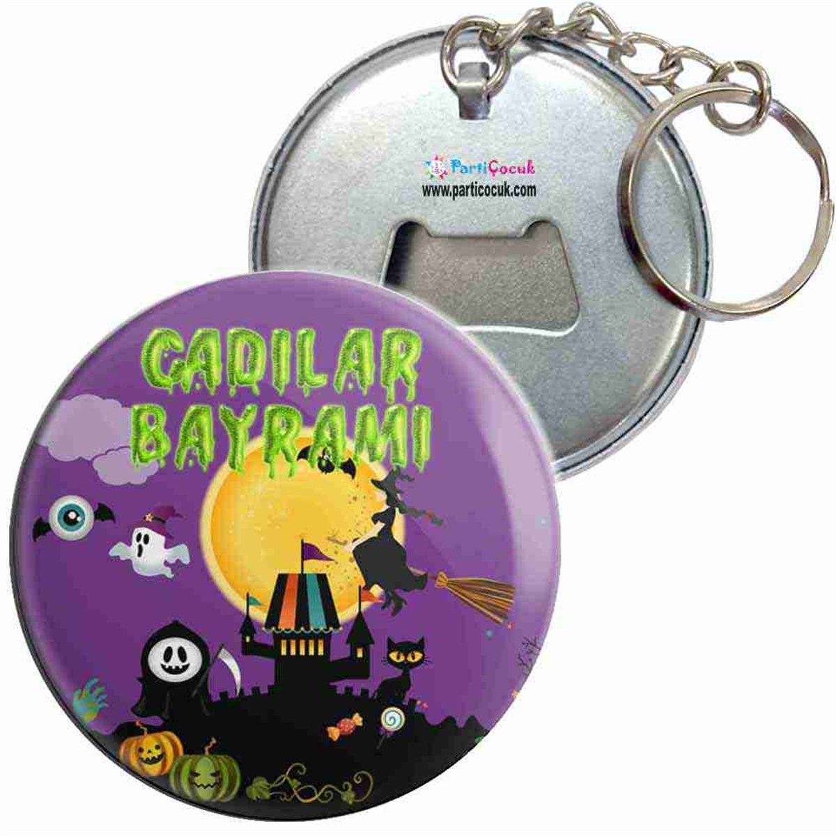 Halloween Partisi Kişiye Özel Açacak Anahtarlık 