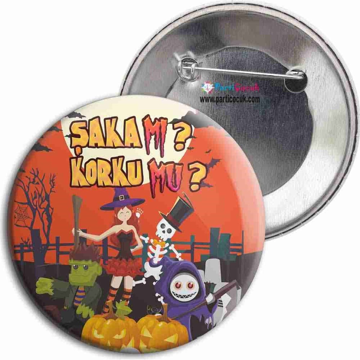 Halloween Rozet Tasarım  