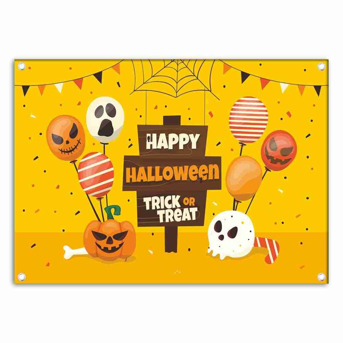 Happy Halloween Party Banner 