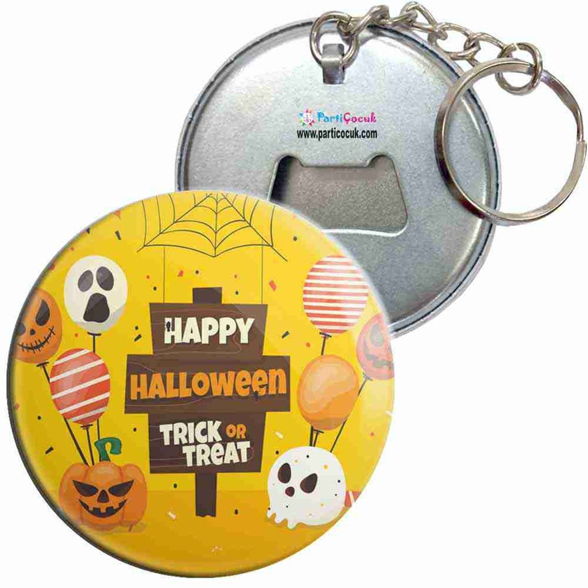 Happy Halloween Party Key Ring 