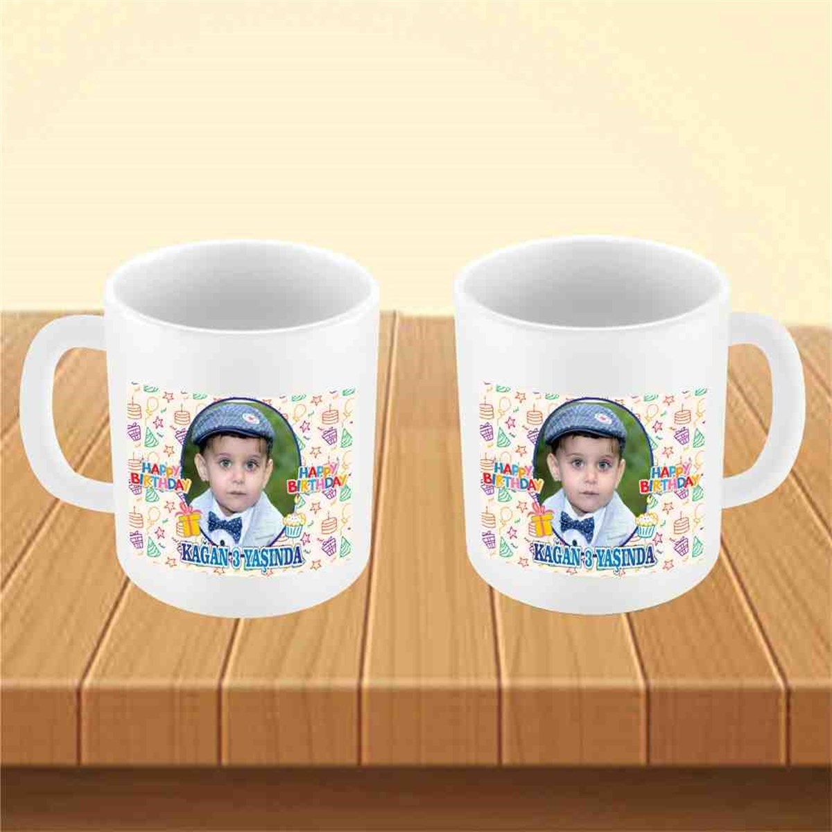 Hediye Paketi Konsept Kupa Bardak Mug  