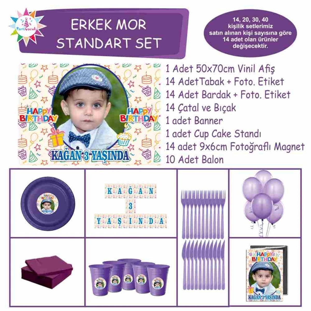 Hediye Paketi Tema Standart Set 