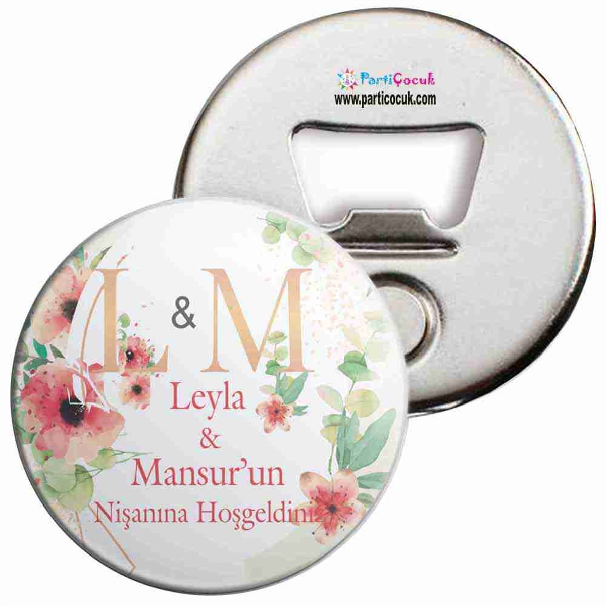 Hediyelik Nişan Açacaklı Magnet  