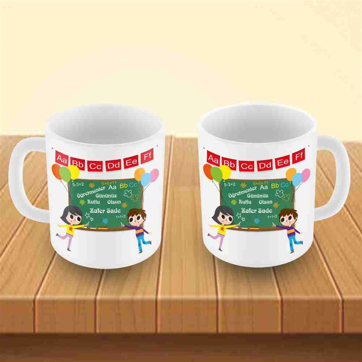 Hediyelik Öğretmenler Günü Kupa Bardak Baskı 