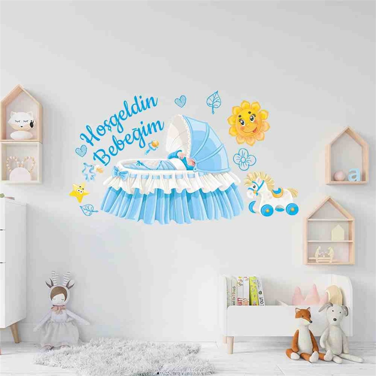 Hoş Geldin Bebeğim Duvar Sticker 