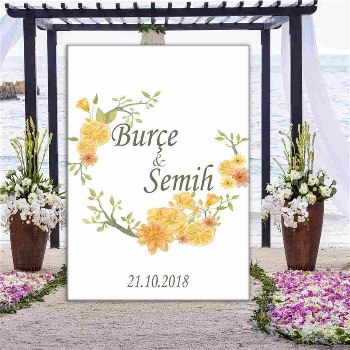 Hoş Geldin Düğünümüze Pano 