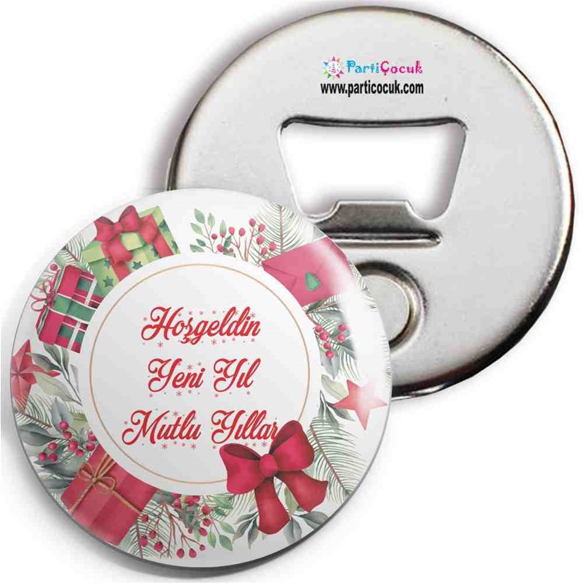 Hoş Geldin Yılbaşı Masa Süsleme Magnet  